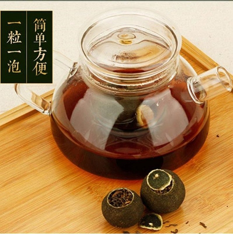 2016年大益 金柑普(小青柑柑普茶) 翠玉 熟茶