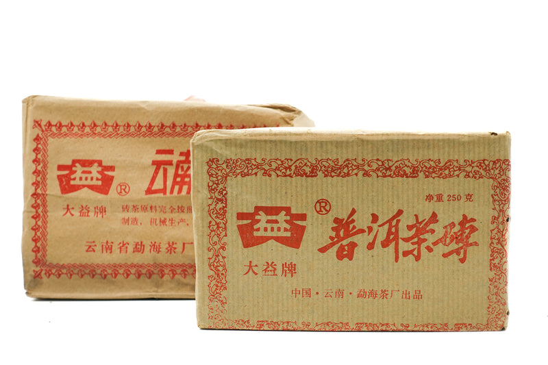 大益普洱茶砖 熟茶 86年 250G